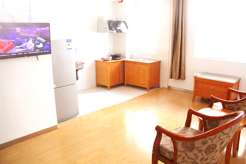 The apartment is fully equipped and ready to move in